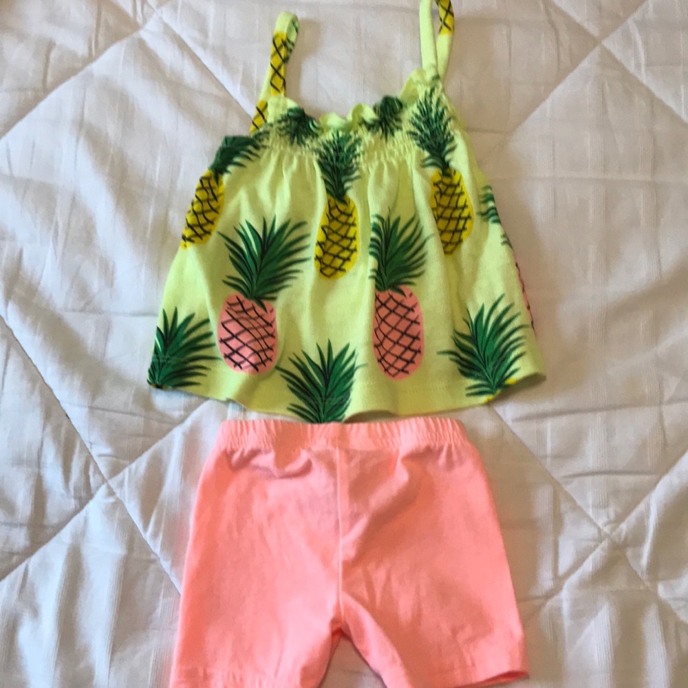 Carter’s tank and short set. 9m